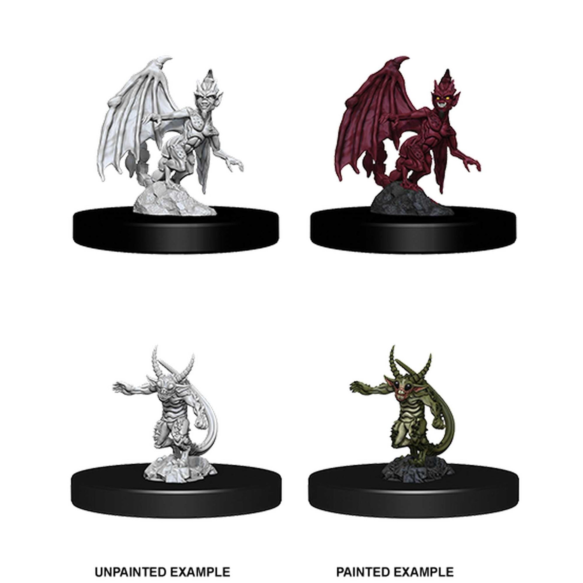 Quasit and Imp D and D Nolzurs Marvelous Unpainted Miniatures W9 Miniature Game by Wiz Kids 1