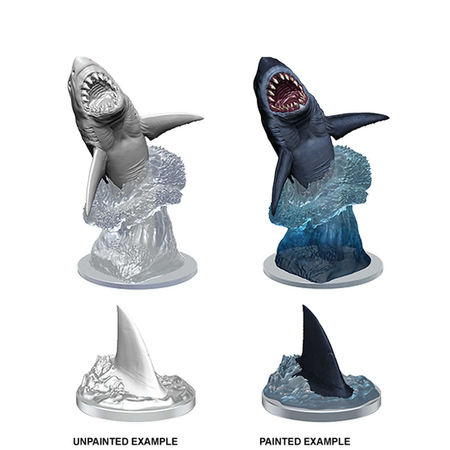 WizKids Deep Cuts Unpainted Miniatures: Shark