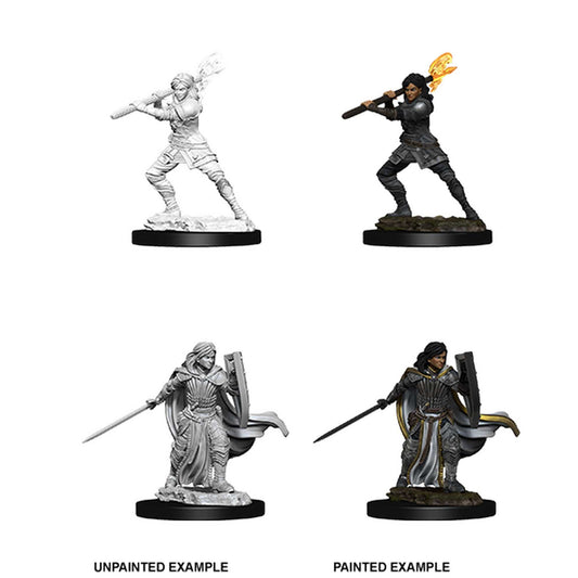 Female Human Paladin D and D Nolzurs Marvelous Unpainted Miniatures W10 Miniature Game by Wiz Kids 1