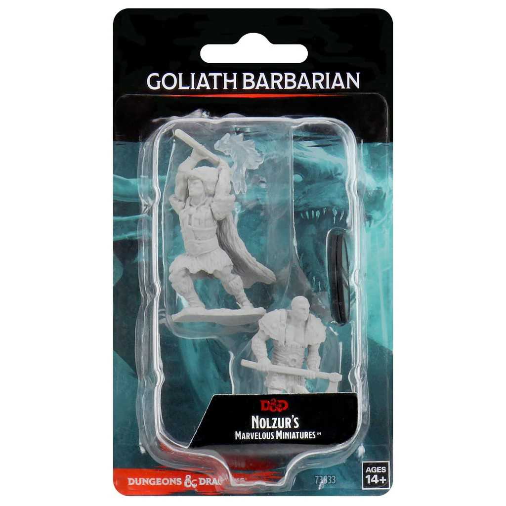 Dungeons and Dragons Nolzurs Marvelous Unpainted Miniatures Male Goliath Barbarian Roleplaying Game Accessory