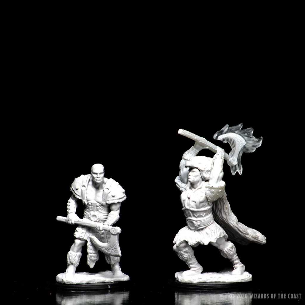 Dungeons and Dragons Nolzurs Marvelous Unpainted Miniatures Male Goliath Barbarian Roleplaying Game Accessory