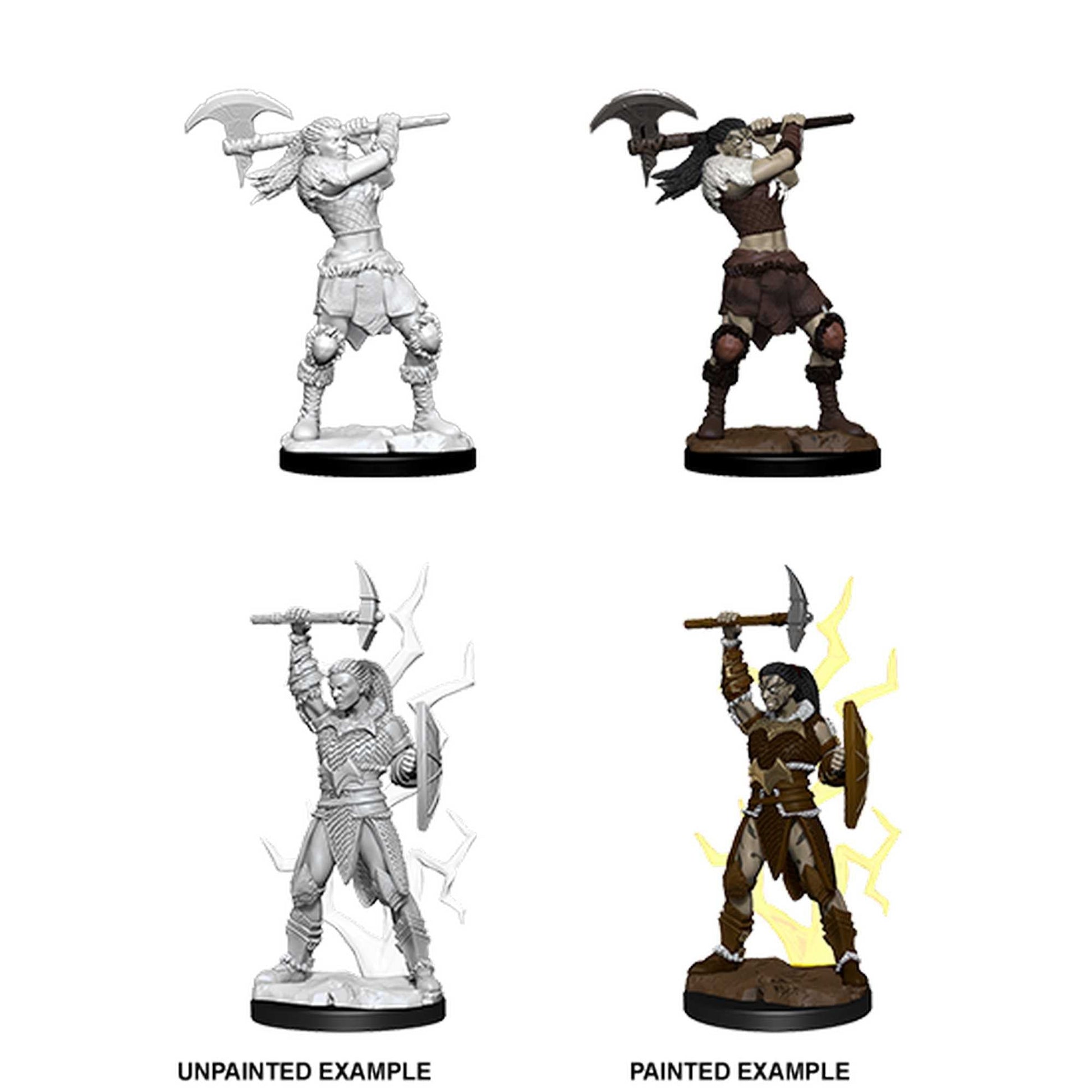 Female Goliath Barbarian D and D Nolzurs Marvelous Unpainted Miniatures W10 Miniature Game by Wiz Kids 1