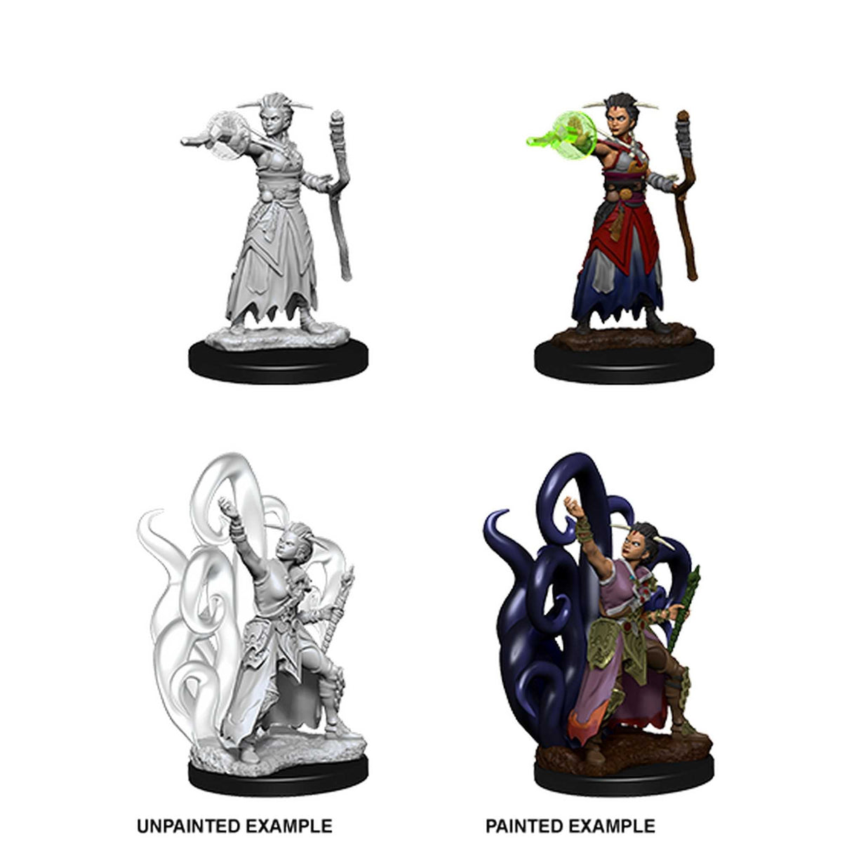 Female Human Warlock D and D Nolzurs Marvelous Unpainted Miniatures W10 Miniature Game by Wiz Kids 1