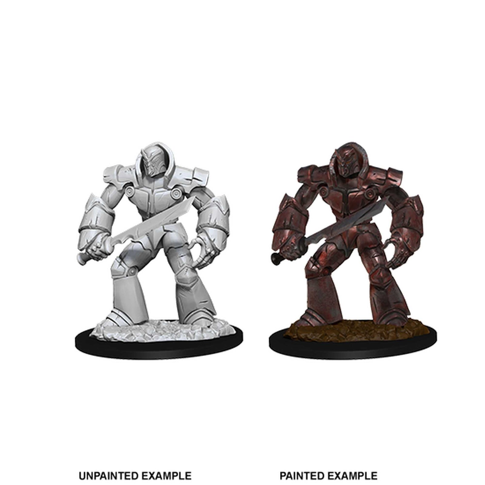 Iron Golem D and D Nolzurs Marvelous Unpainted Miniatures W10 100D and D Miniature Game by Wiz Kids 1