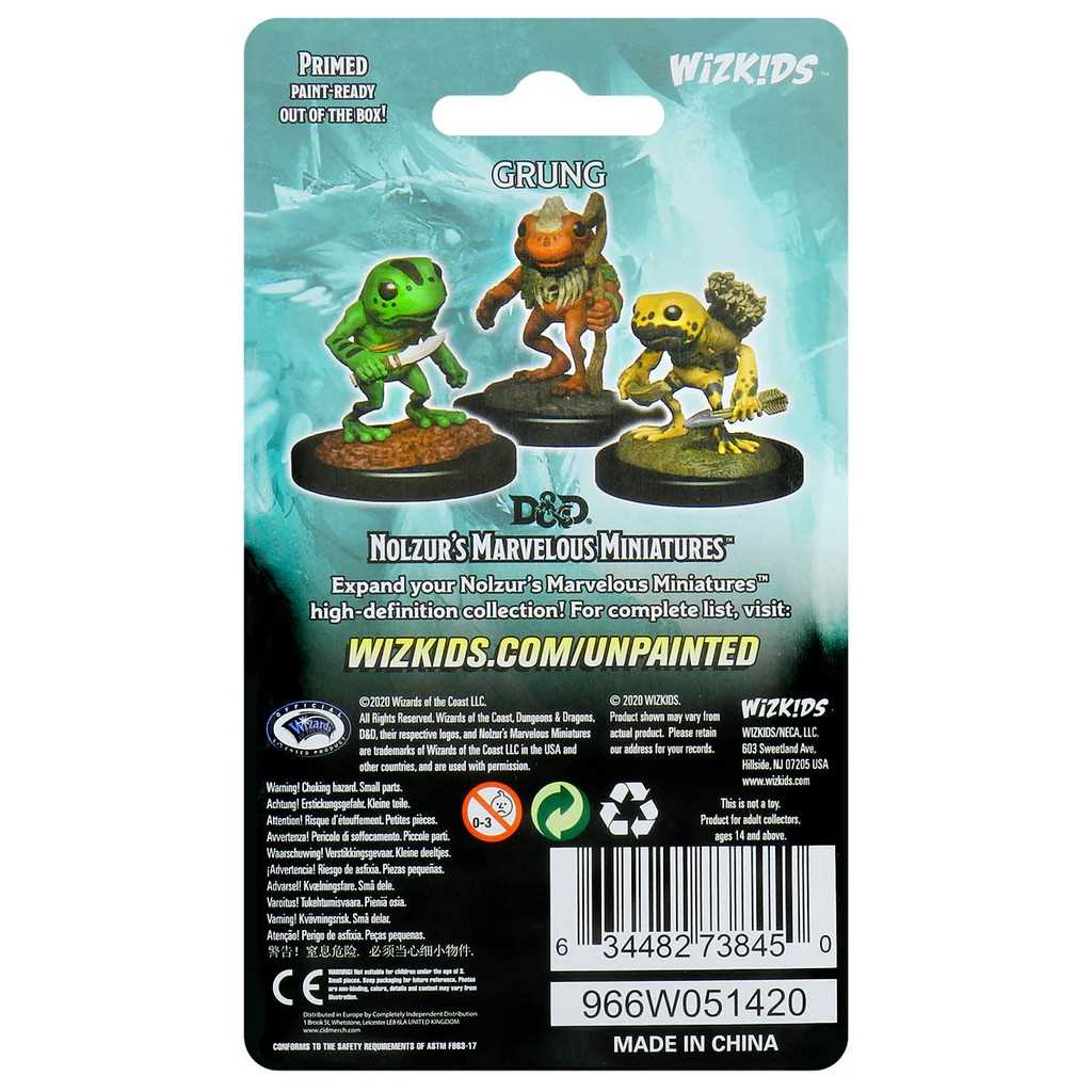 Grung D and D Nolzurs Marvelous Unpainted Miniatures W10 100D and D Miniature Game by Wiz Kids 2