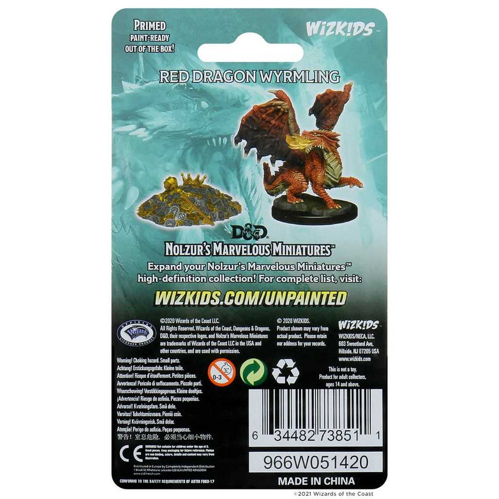 Red Dragon Wyrmling D and D Nolzurs Marvelous Unpainted Miniatures W10 100D and D Miniature Game by Wiz Kids 2