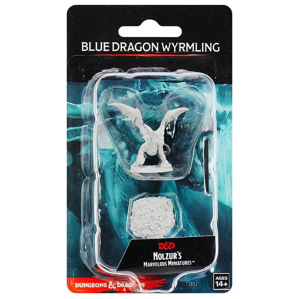 D&D Nolzur's Marvelous Unpainted Miniatures: Blue Dragon Wyrmling 1