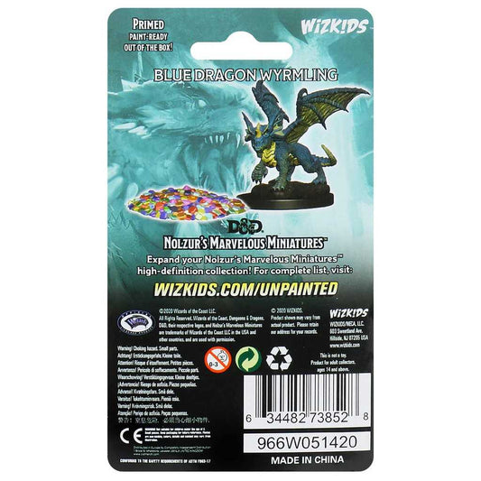 D&D Nolzur's Marvelous Unpainted Miniatures: Blue Dragon Wyrmling 2