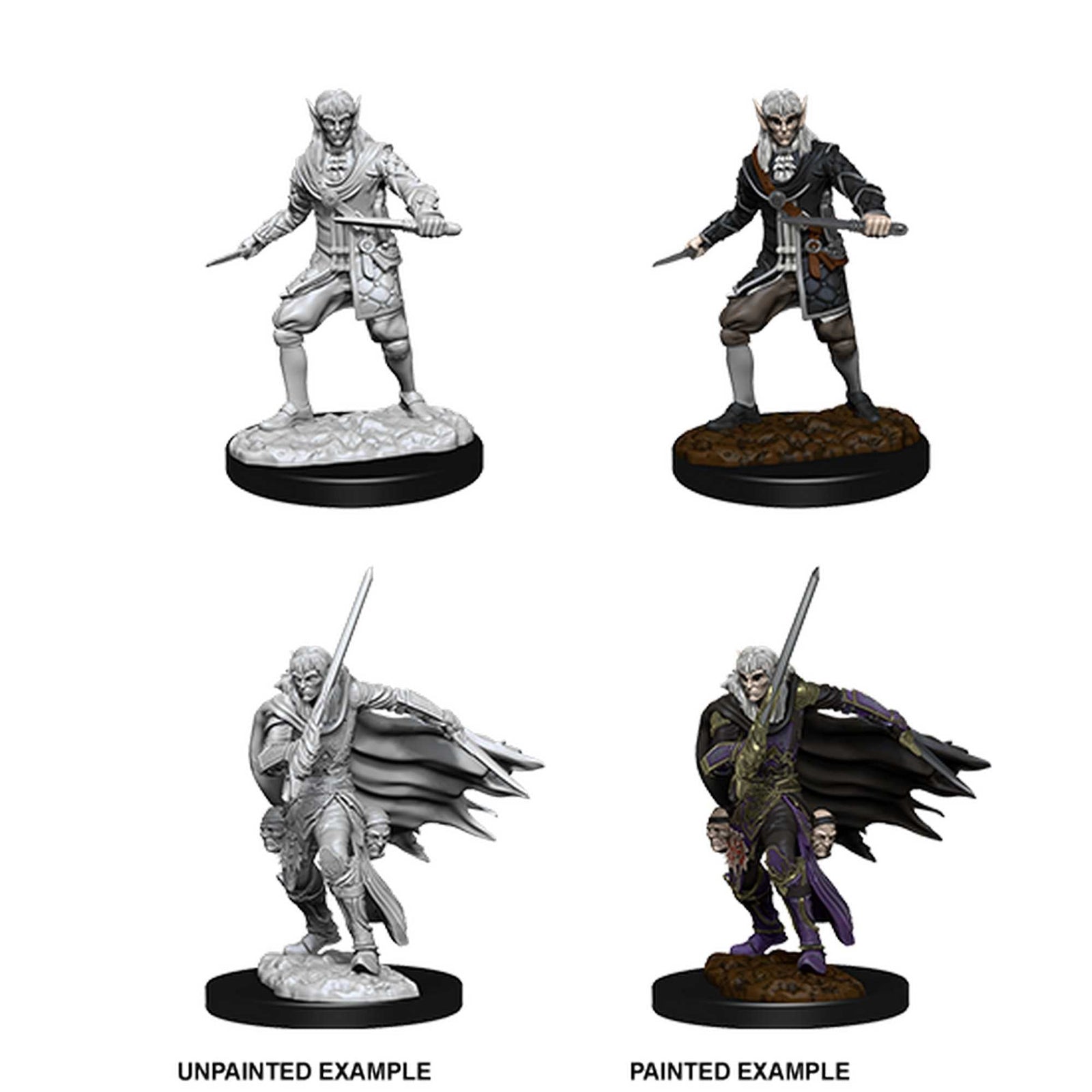 Male Elf Rogue Pathfinder Deep Cuts Unpainted Miniatures W10 100DEEP Miniature Game by Wiz Kids 1