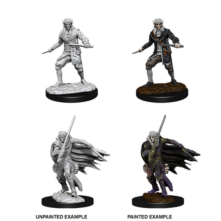 Pathfinder Deep Cuts Unpainted Miniatures: Male Elf Rogue