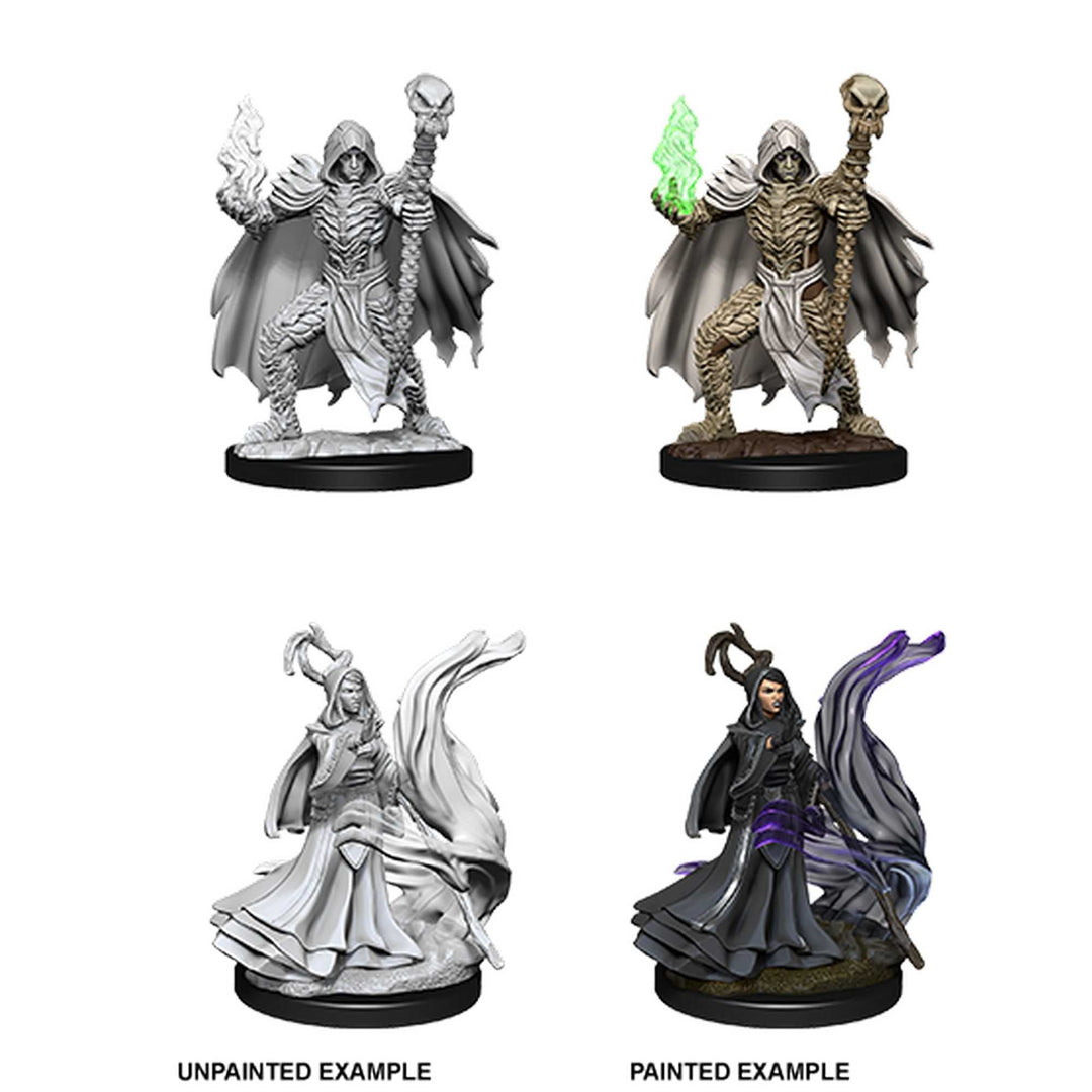 Pathfinder Deep Cuts Unpainted Miniatures: Necromancers