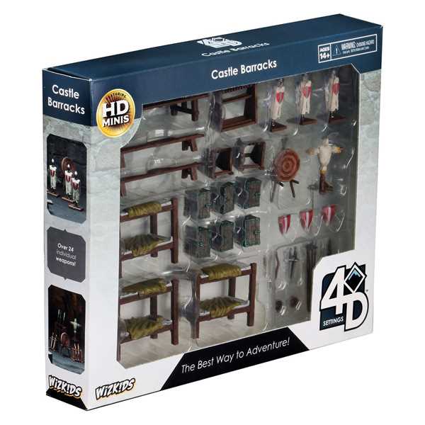Wizkids 4D Settings Castle Barracks Board Game by Wiz Kids LLC 1