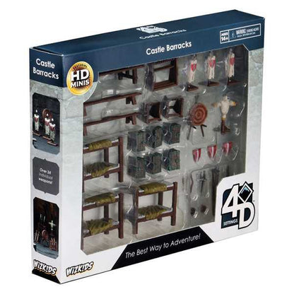 Wizkids 4D Settings Castle Barracks Board Game by Wiz Kids LLC 1