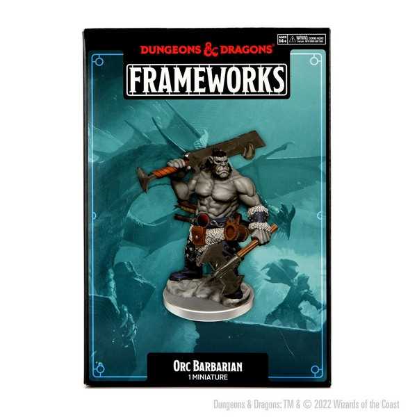 D&D Frameworks: Orc Barbarian Male 1