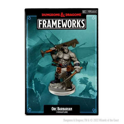 D&D Frameworks: Orc Barbarian Male 1
