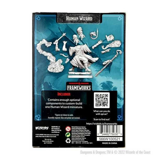 D&D Frameworks: Human Wizard Male 2