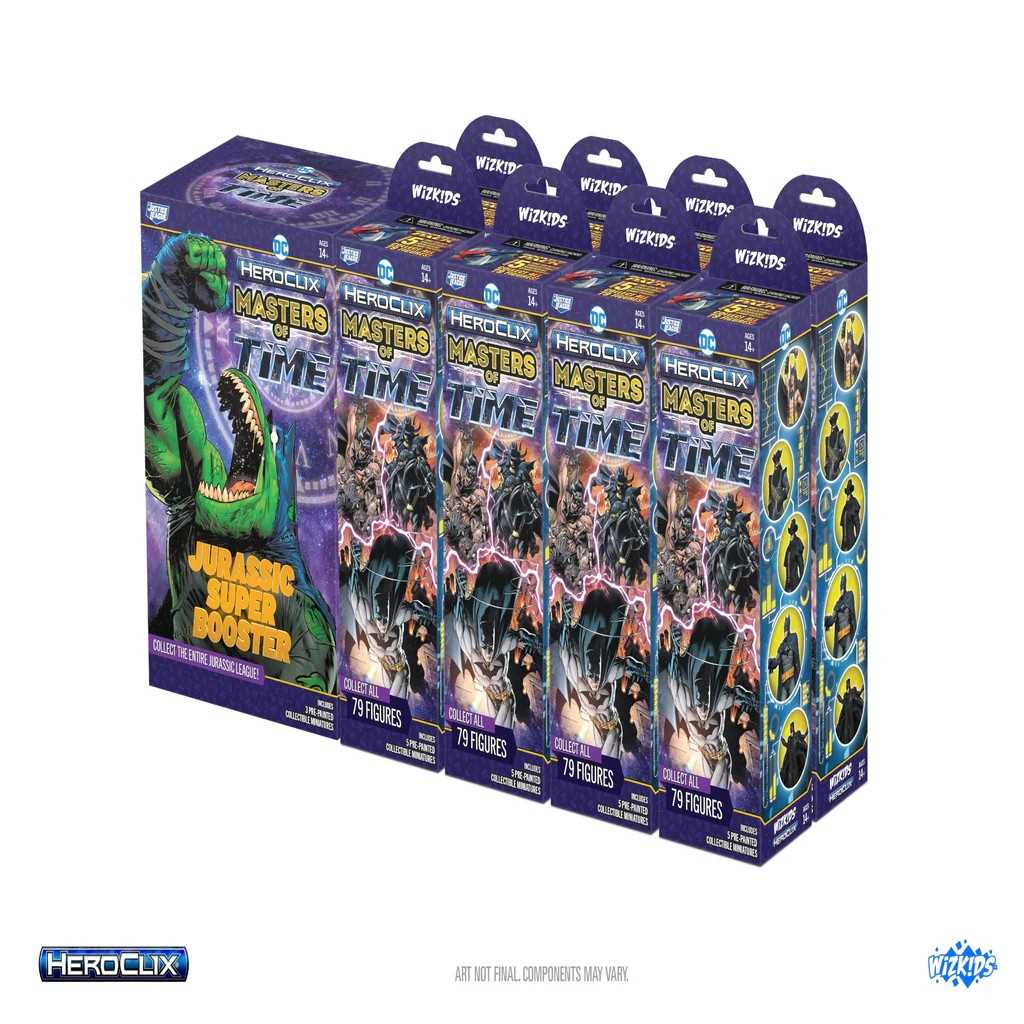 Masters of Time Booster Brick 9ct DC HeroClix Miniature Game by Wiz Kids 1