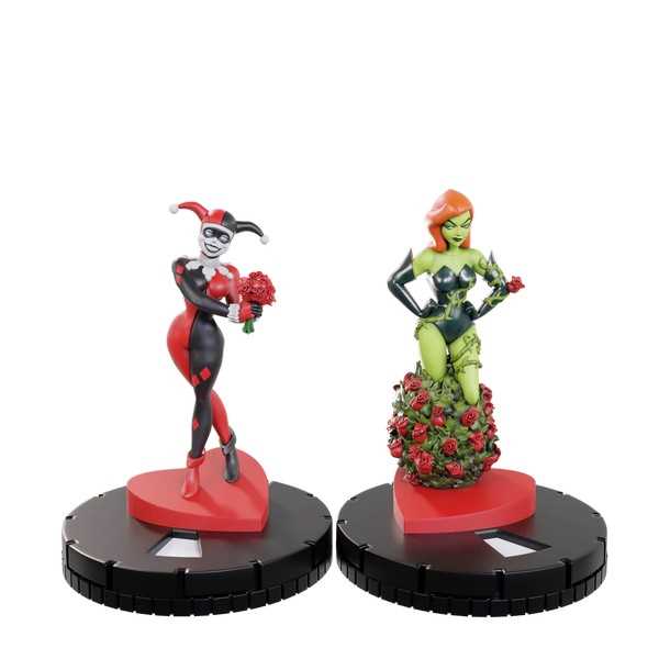 Harley Quinn Roses for Red DC HeroClix Iconix Miniature Game by Wiz Kids 1