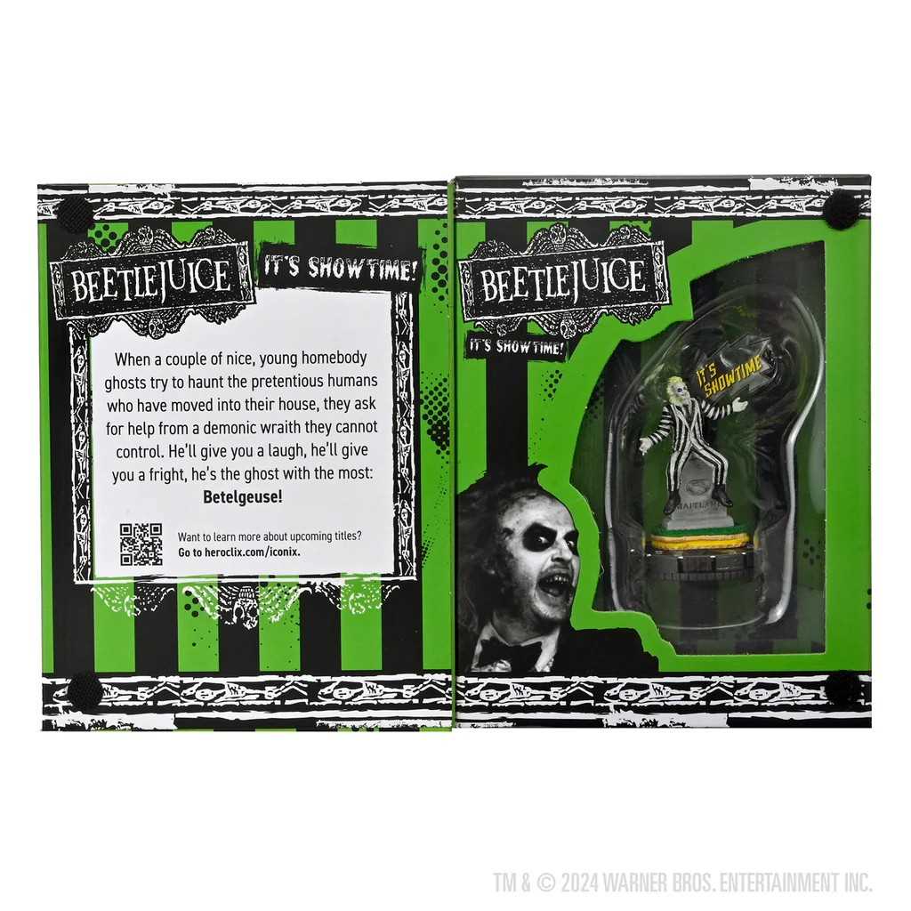 Beetlejuice Its Showtime Warners Bros HeroClix Iconix Miniature Game by Wiz Kids 3