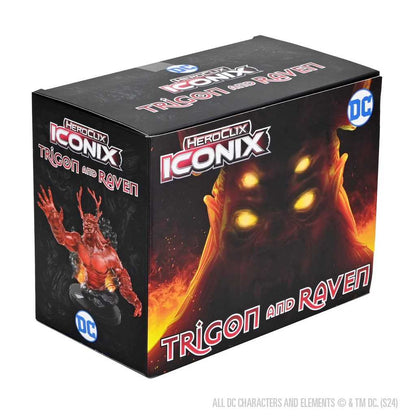 Trigon and Raven DC HeroClix Iconix Miniature Game by Wiz Kids 3