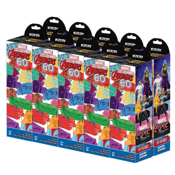 Marvel HeroClix: Avengers 60th Anniversary Booster Brick 1