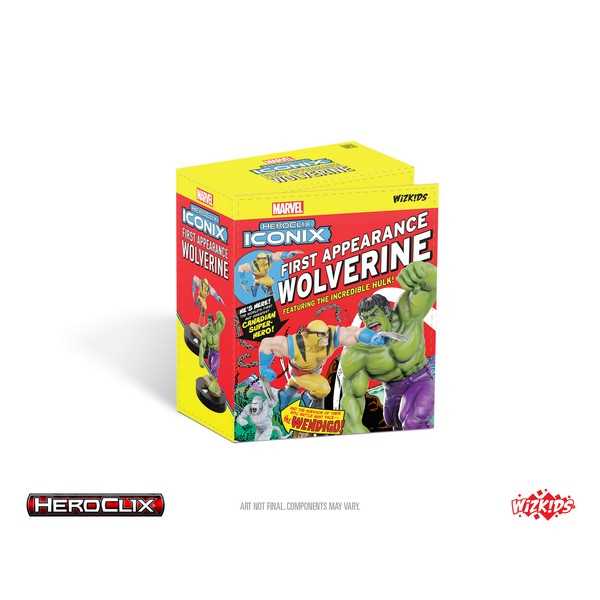 First Appearance Wolverine Marvel HeroClix Iconix Miniature Game by Wiz Kids 5