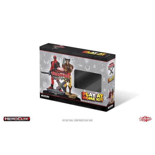 Deadpool Weapon X Play at Home Kit Marvel HeroClix Miniature Game by Wiz Kids 1