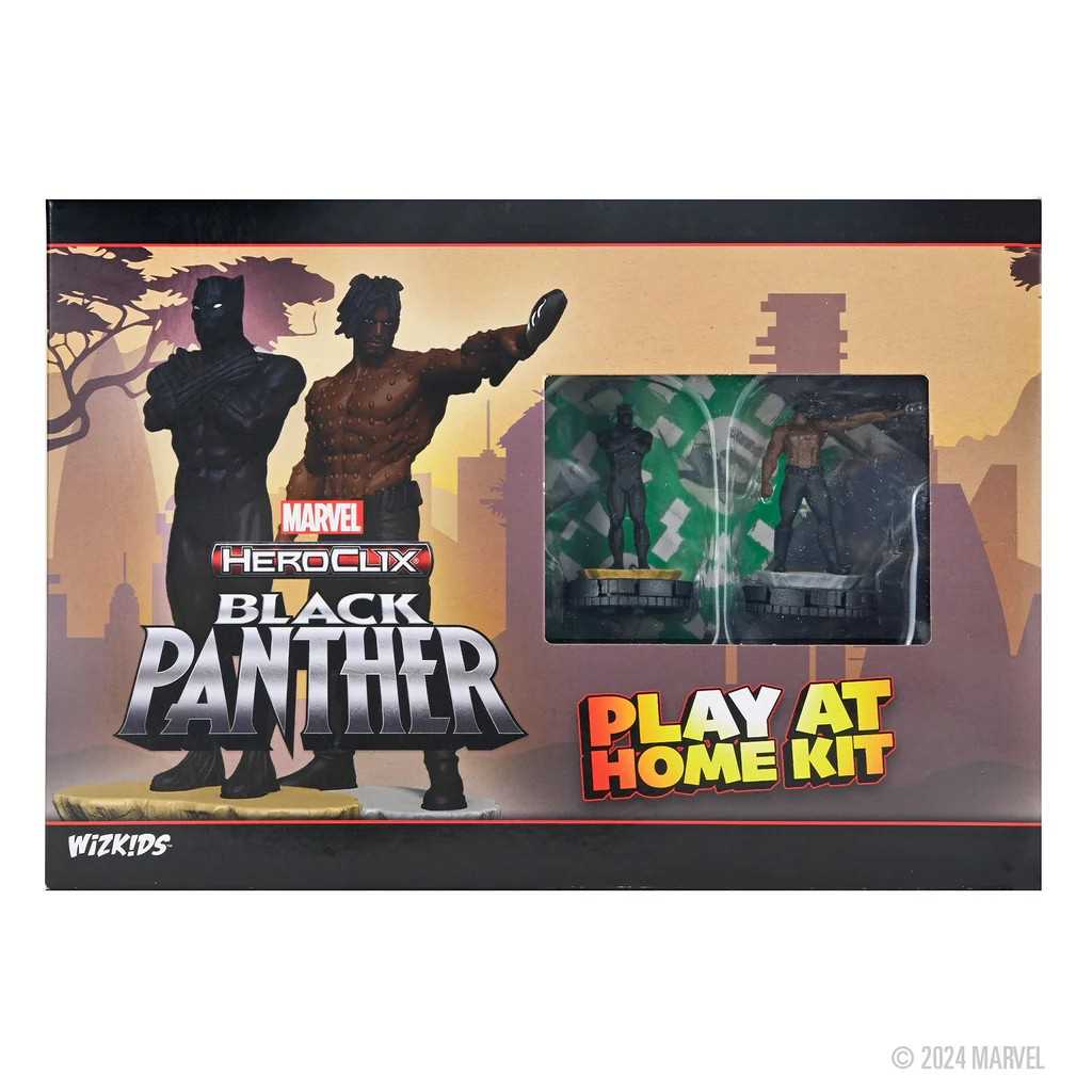 Black Panther Play at Home Kit TChalla vs Killmonger Marvel HeroClix Miniature Game by Wiz Kids 1