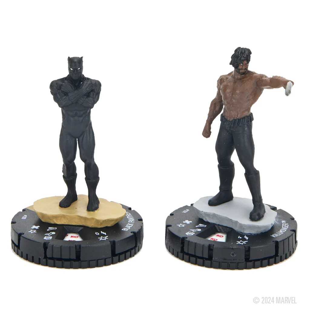 Black Panther Play at Home Kit TChalla vs Killmonger Marvel HeroClix Miniature Game by Wiz Kids 3