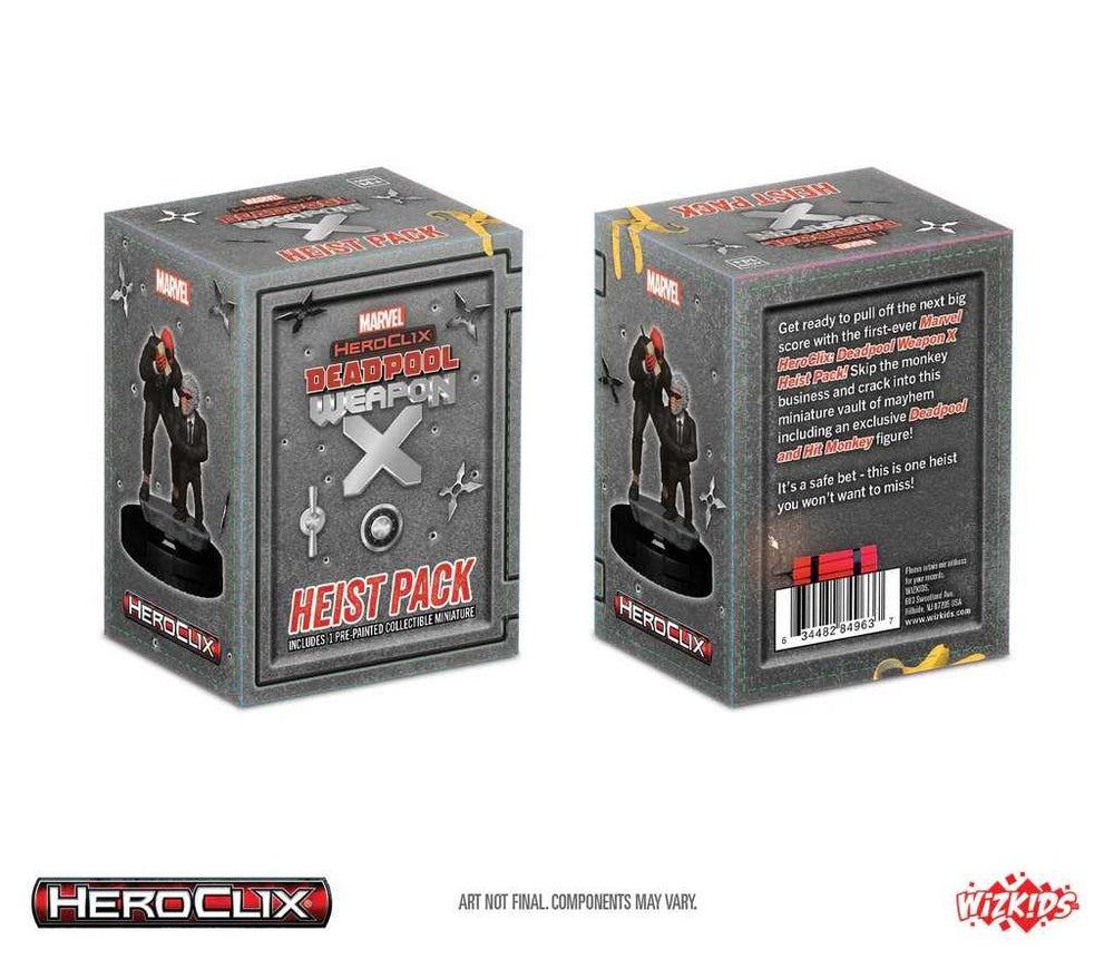 Deadpool and Hit Monkey Heist Pack Marvel HeroClix Miniature Game by Wiz Kids 2