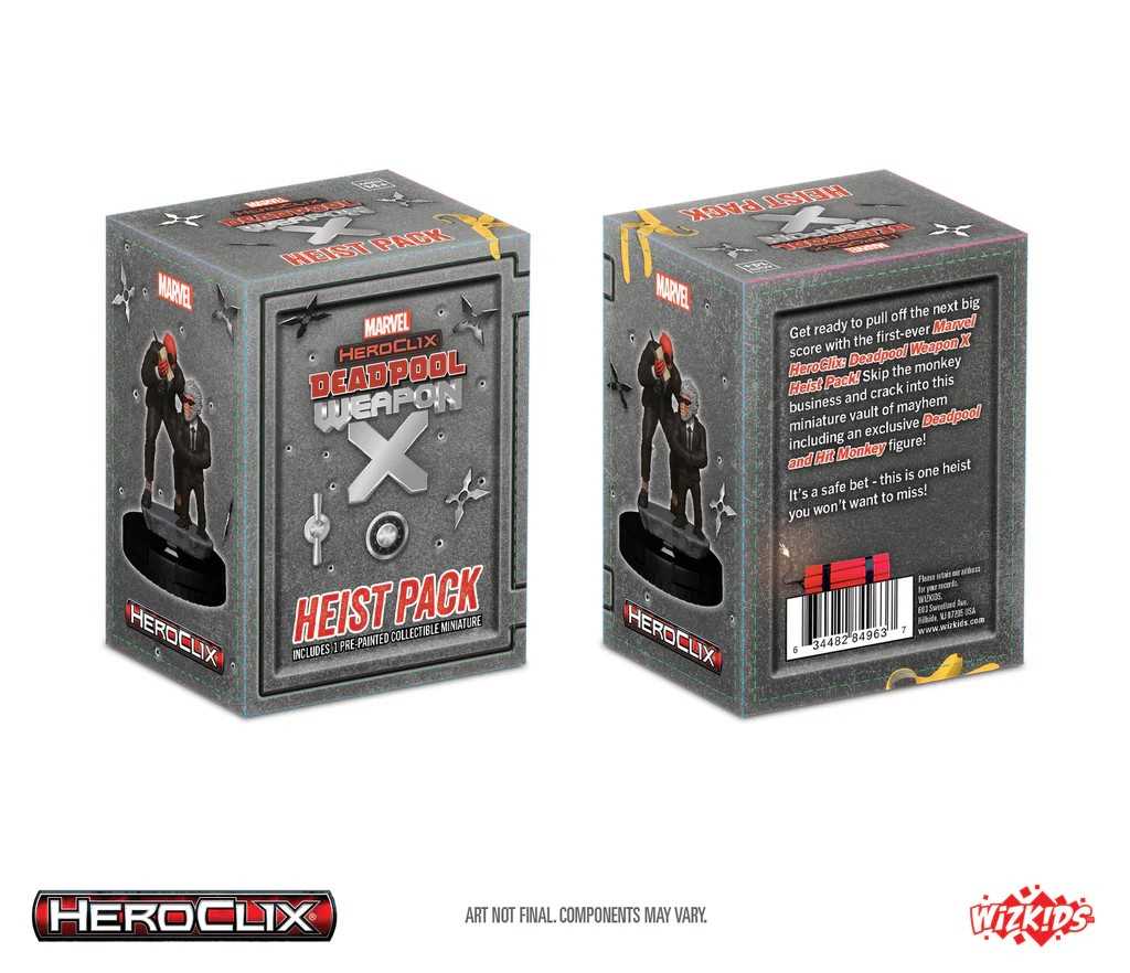 Deadpool and Hit Monkey Heist Pack Marvel HeroClix Miniature Game by Wiz Kids 2