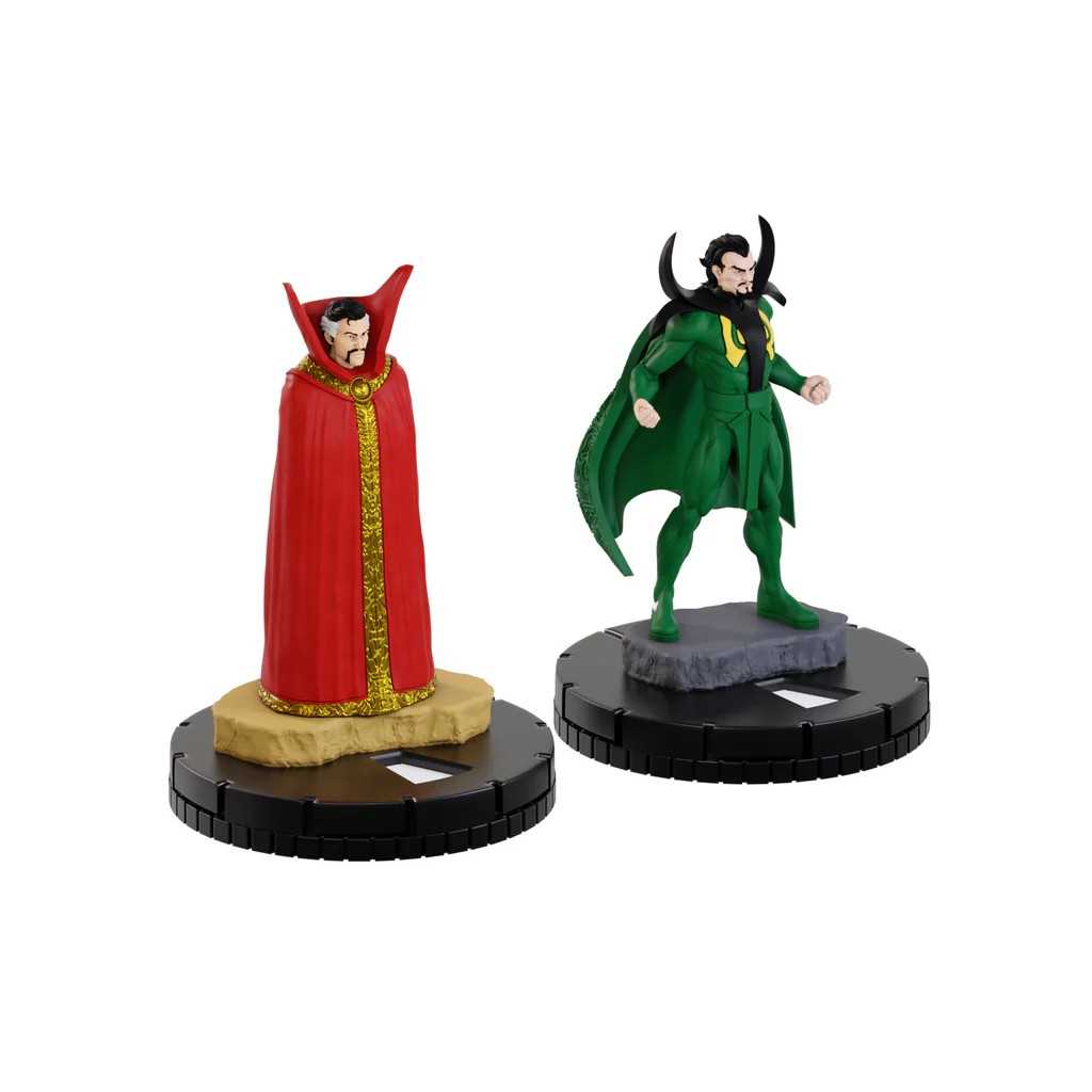Strange Tales Play at Home Kit Doctor Strange and Baron Mordo Marvel HeroClix Miniature Game by Wiz Kids 1