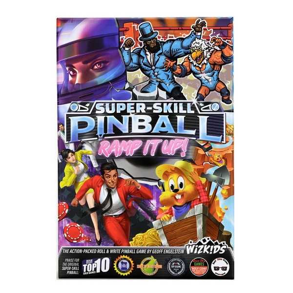 Super Skill Pinball Ramp It Up Board Game by Wiz Kids 1