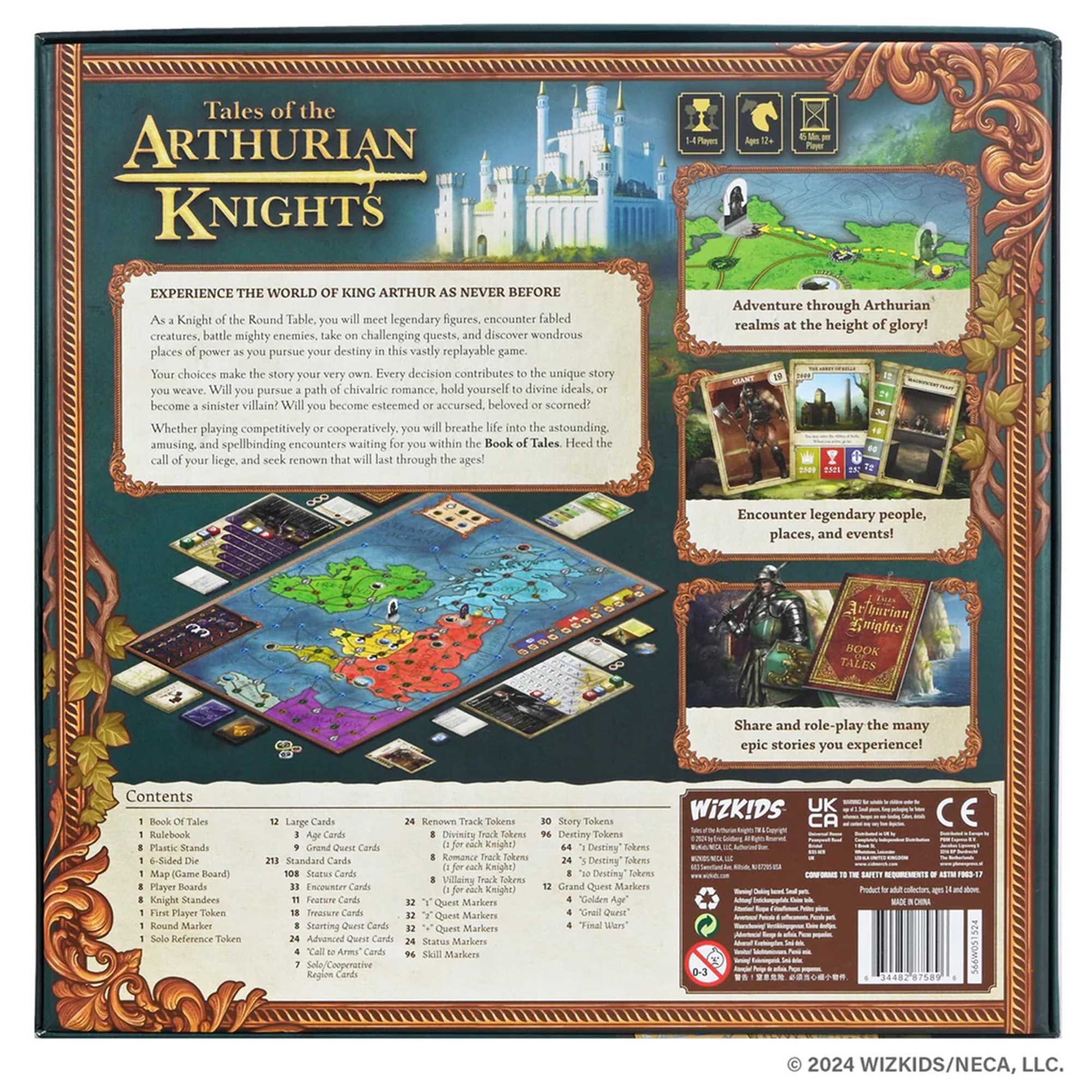 Tales of the Arthurian Knights Board Game by Wiz Kids 3