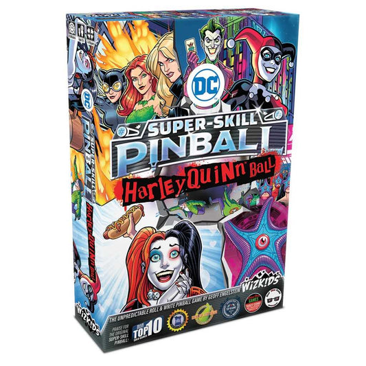 DC Super Skill Pinball Harley Quinn Ball Board Game by Wiz Kids 2