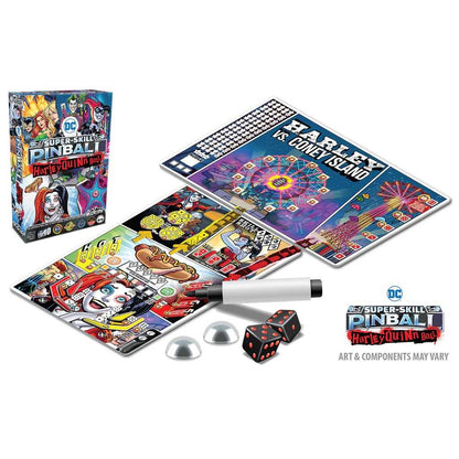 DC Super Skill Pinball Harley Quinn Ball Board Game by Wiz Kids 3