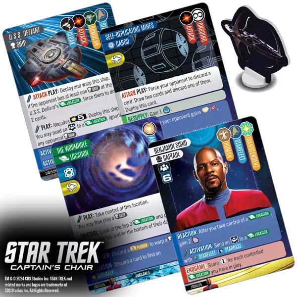 Star Trek Captains Chair Card Game by Wiz Kids LLC 4
