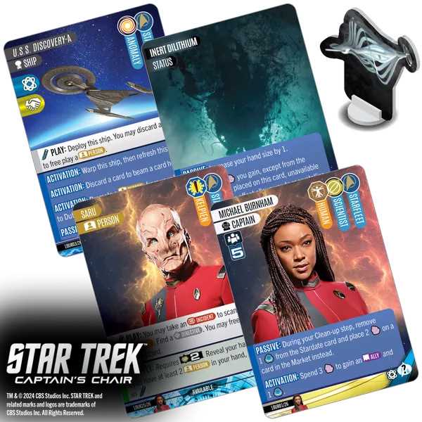 Star Trek Captains Chair Card Game by Wiz Kids LLC 6