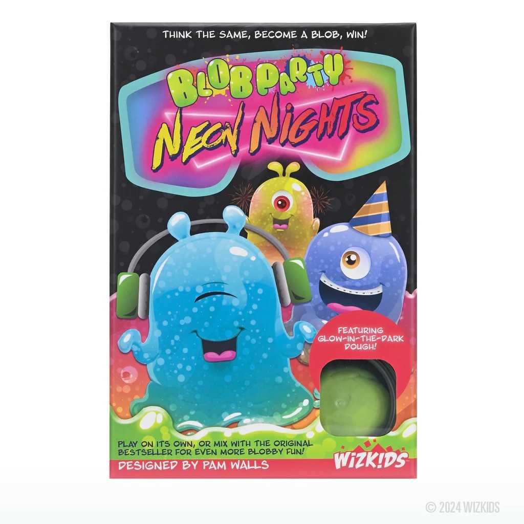 Neon Nights Blob Party Board Game by Wiz Kids 1