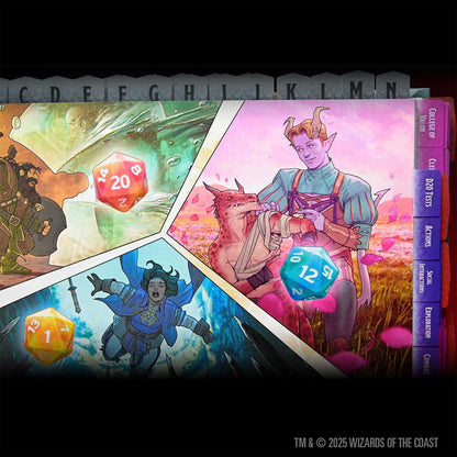 2024 Players Handbook D and D Book Tabs Gaming Accessory by Wiz Kids 3