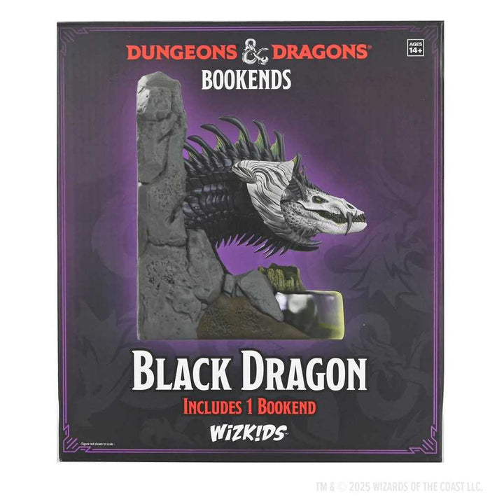 Dungeons and Dragons Black Dragon Bookends Collectible Accessory