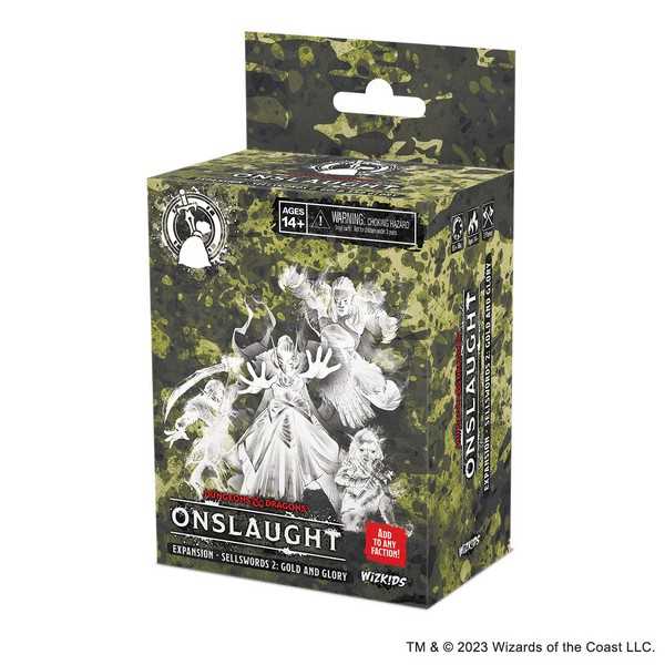 Sellswords 2 Gold and Glory Expansion Dungeons and Dragons Onslaught Board Game by Wiz Kids 1
