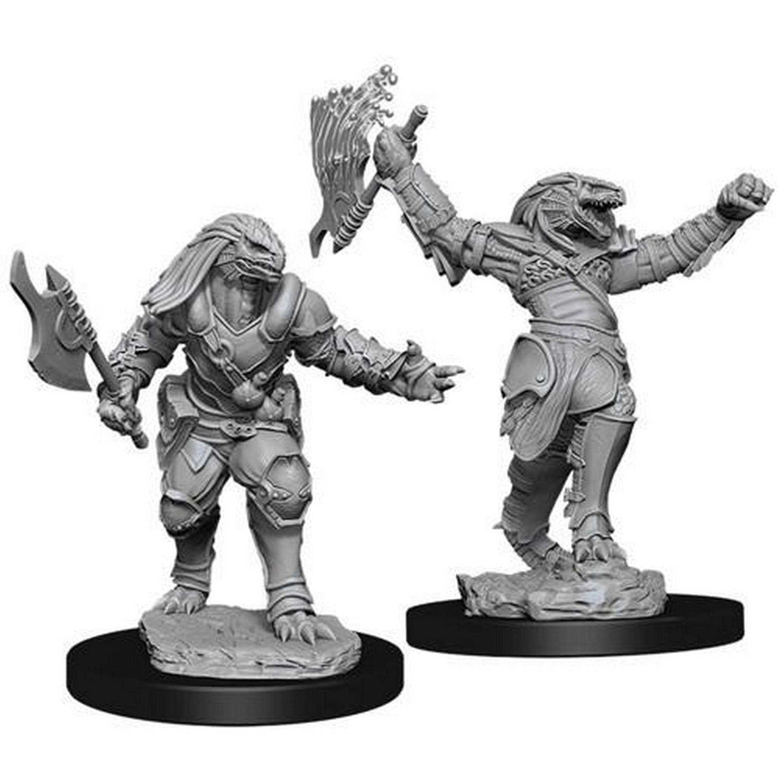 Female Dragonborn Fighter D and D Nolzurs Marvelous Unpainted Miniatures W11 Miniature Game by Wiz Kids 1
