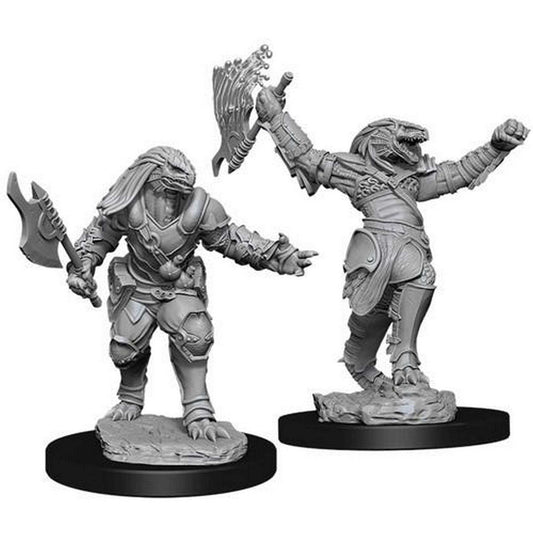 Female Dragonborn Fighter D and D Nolzurs Marvelous Unpainted Miniatures W11 Miniature Game by Wiz Kids 1
