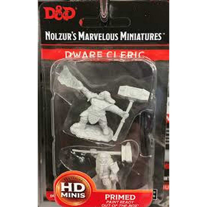 Male Dwarf Cleric: D&D Nolzur's Marvelous Unpainted Miniatures (W11)