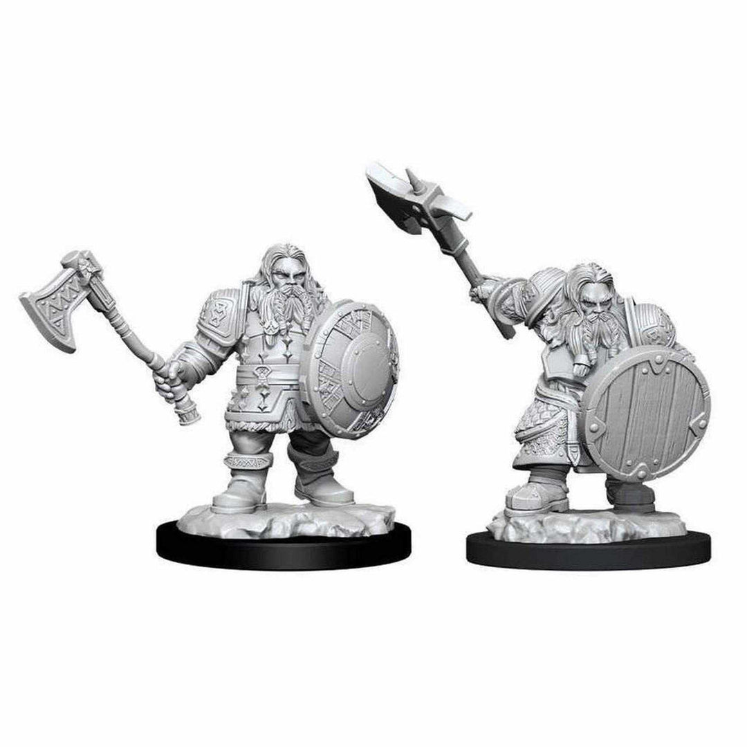 Male Dwarf Fighter: D&D Nolzur's Marvelous Unpainted Miniatures (W11)