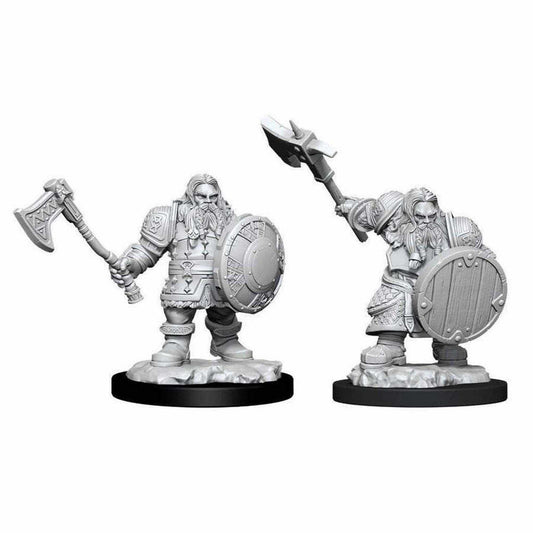 Male Dwarf Fighter D and D Nolzurs Marvelous Unpainted Miniatures W11 Miniature Game by Wiz Kids 1