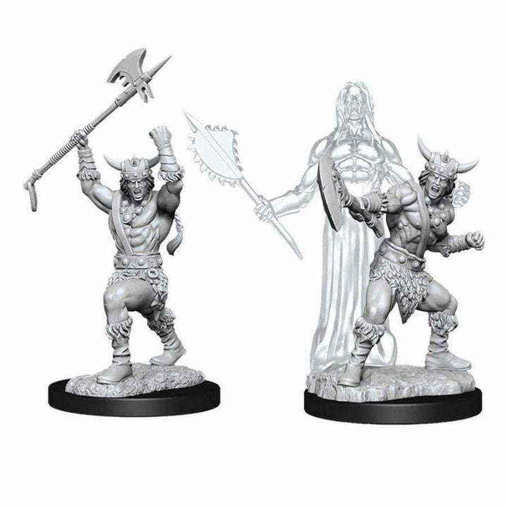 Male Human Barbarian: D&D Nolzur's Marvelous Unpainted Miniatures (W11)