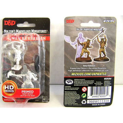 Male Human Barbarian D and D Nolzurs Marvelous Unpainted Miniatures W11 Miniature Game by Wiz Kids 2