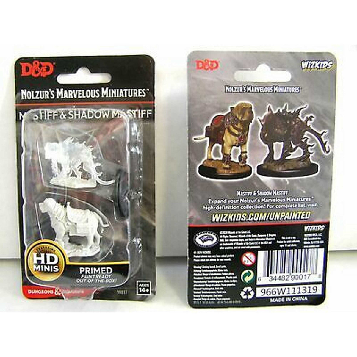 Mastif & Shadow Mastif: D&D Nolzur's Marvelous Unpainted Miniatures (W11) 2